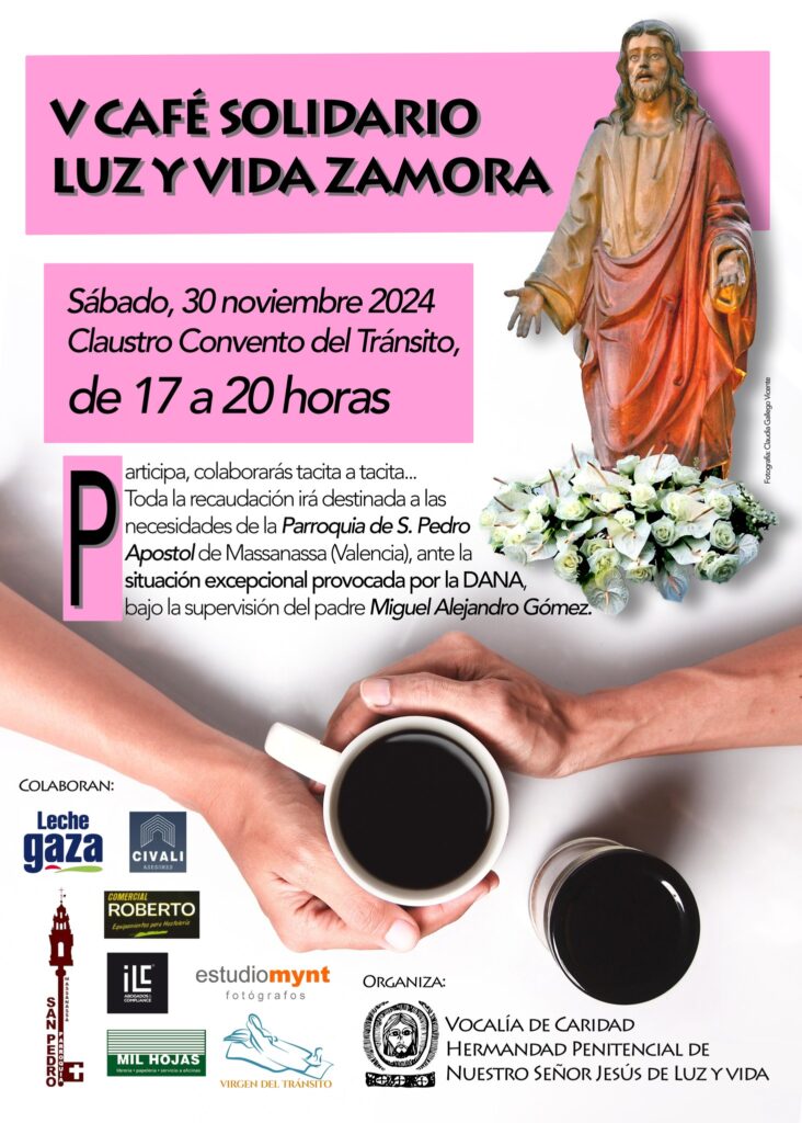 V Café Solidario Luz y Vida Zamora